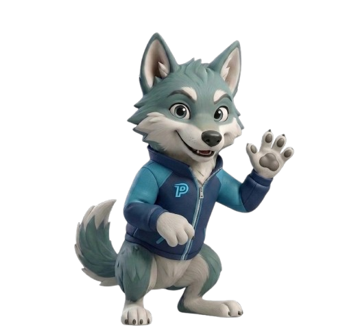 Servio saludando - Mascota de Punto Services